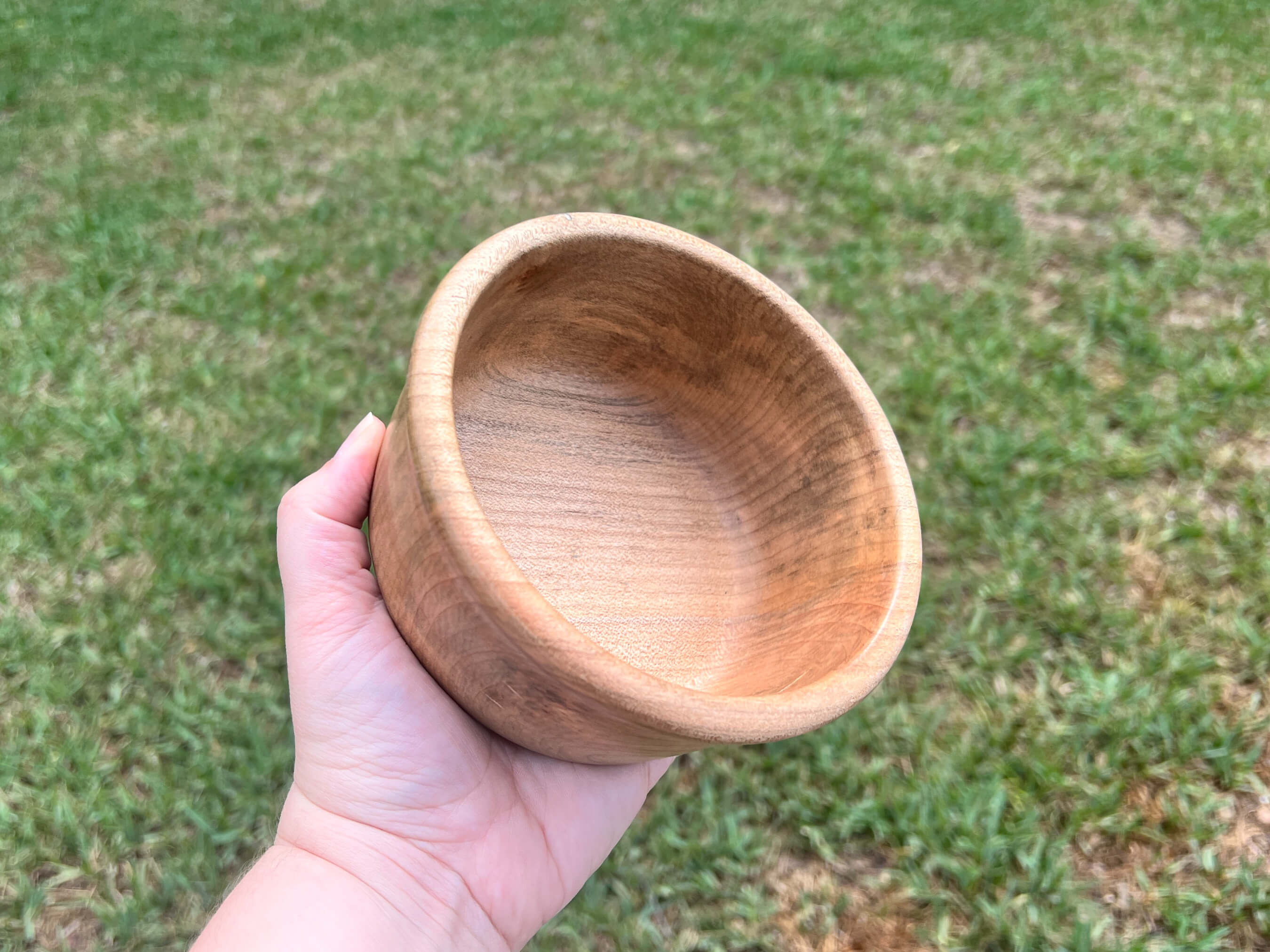 Maple Wood Bowl Wooden Bowl Wooden Home Decor Wooden Decorative Bowl