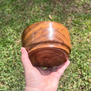 East Indian Rosewood Bowl Wood Bowl Wooden Home Decor Decorative Bowl Handmade Wood Bowl Handturned Wood Bowl Wood Candy Dish image 6