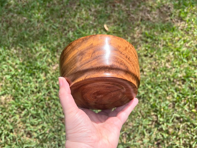 East Indian Rosewood Bowl Wood Bowl Wooden Home Decor Decorative Bowl Handmade Wood Bowl Handturned Wood Bowl Wood Candy Dish image 6