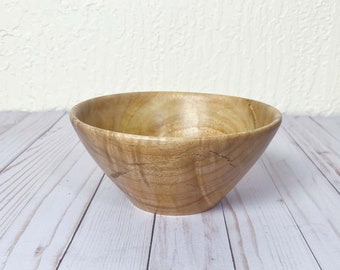 Handmade Camphor Wood Bowl: Rustic Home Decor