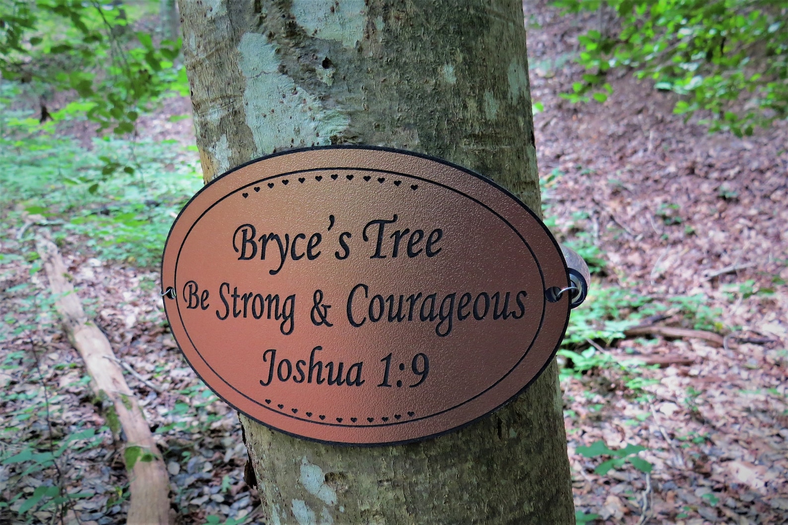 Memorial Plaque For Tree. Dedication Tree Tags. Tree Etsy
