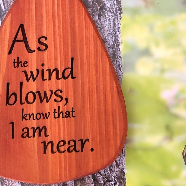 As the wind blows MEMORIAL Chime 34" free shipping