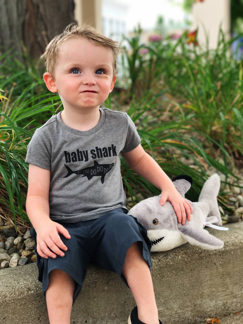 Baby Shark Toddler Tshirt Shark Week Shark Shirt Toddler Etsy