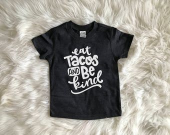 Eat tacos toddler tshirt | Taco Tuesday | Taco Shirt | Toddler | Gift | Shirt | Boy Shirt | Girl Shirt | Baby Gift | Youth Shirt | Graphic T