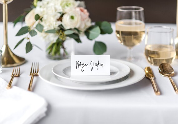 Wedding Placecards Printable Name Cards Table Cards Diy Etsy