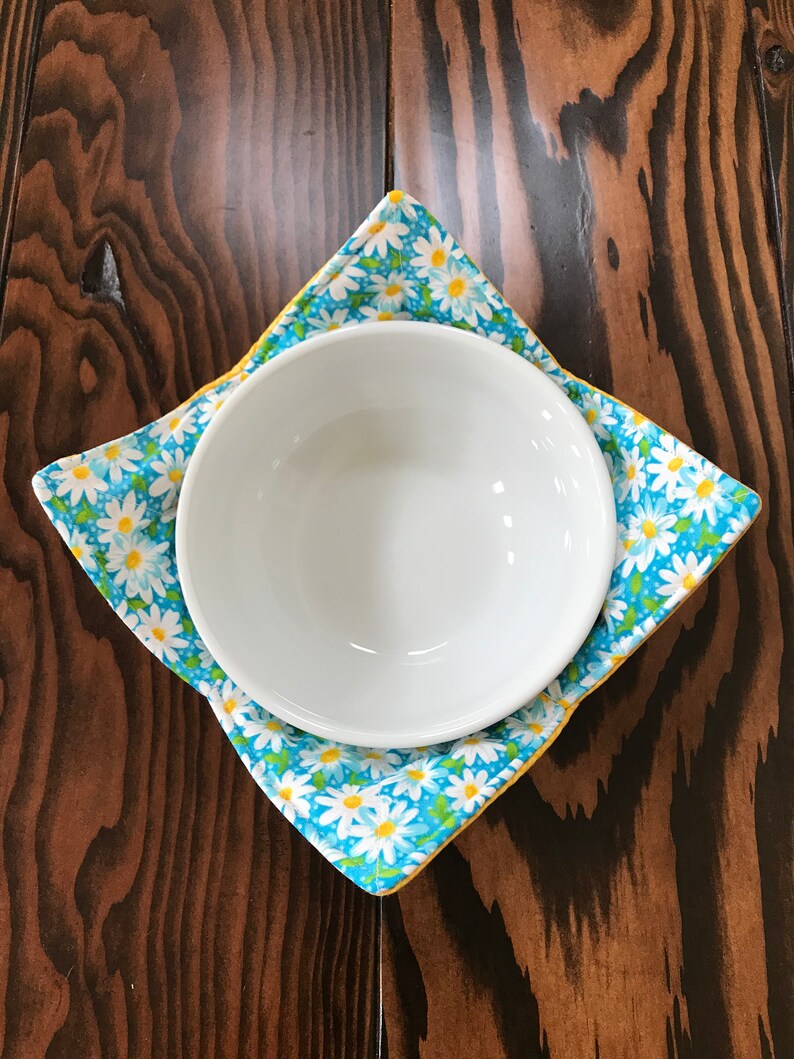 Daisy Soup Bowl Hot Pad Etsy
