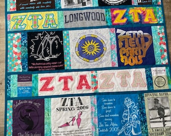 Custom Memory Quilt: Handmade from T-Shirts & Jerseys