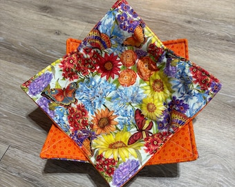 Butterfly Garden Soup Bowl Cozy