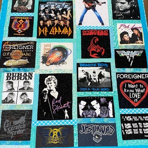 Handmade Memory Quilt from T-Shirts, Graduation Gift, Quilt from Clothing image 7
