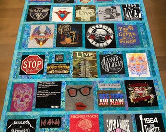 Custom Made to Order Memory Keepsake T-shirt Quilt or Blanket - Etsy