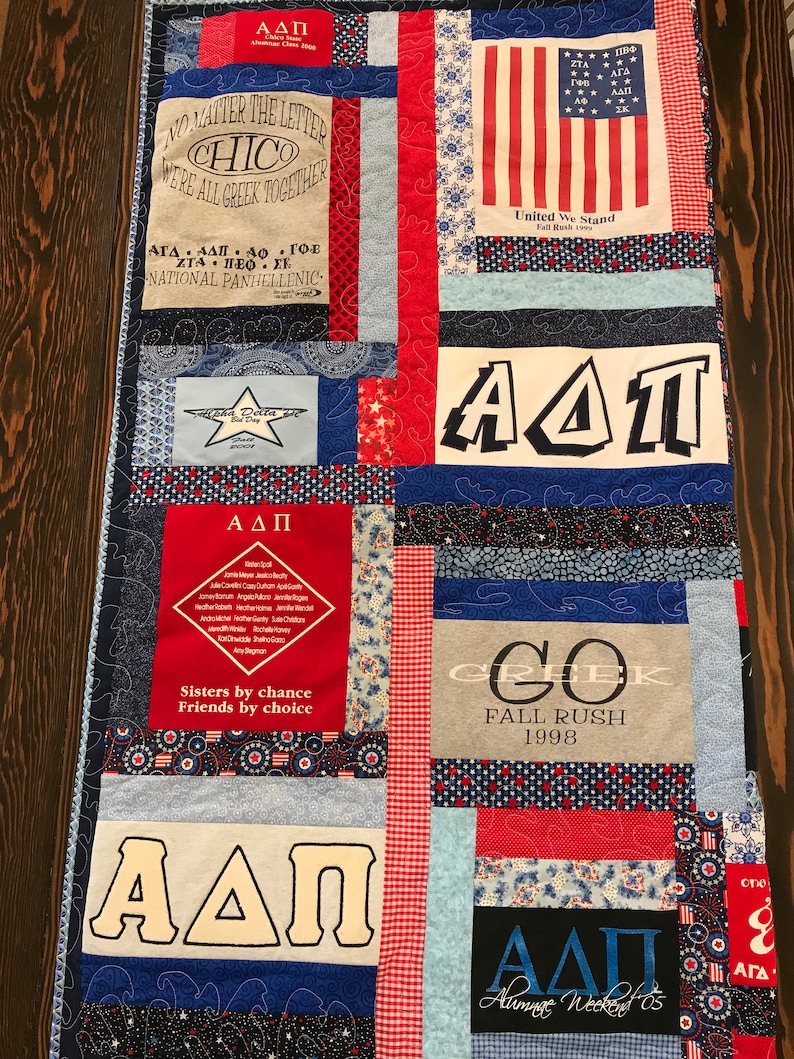 Handmade Memory Quilt From T-shirts - Etsy
