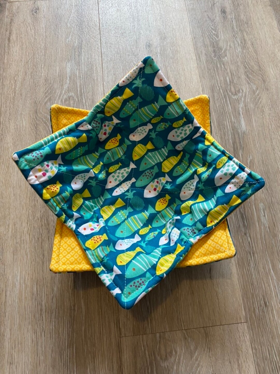 Colorful Fish Soup Bowl Cozy Etsy