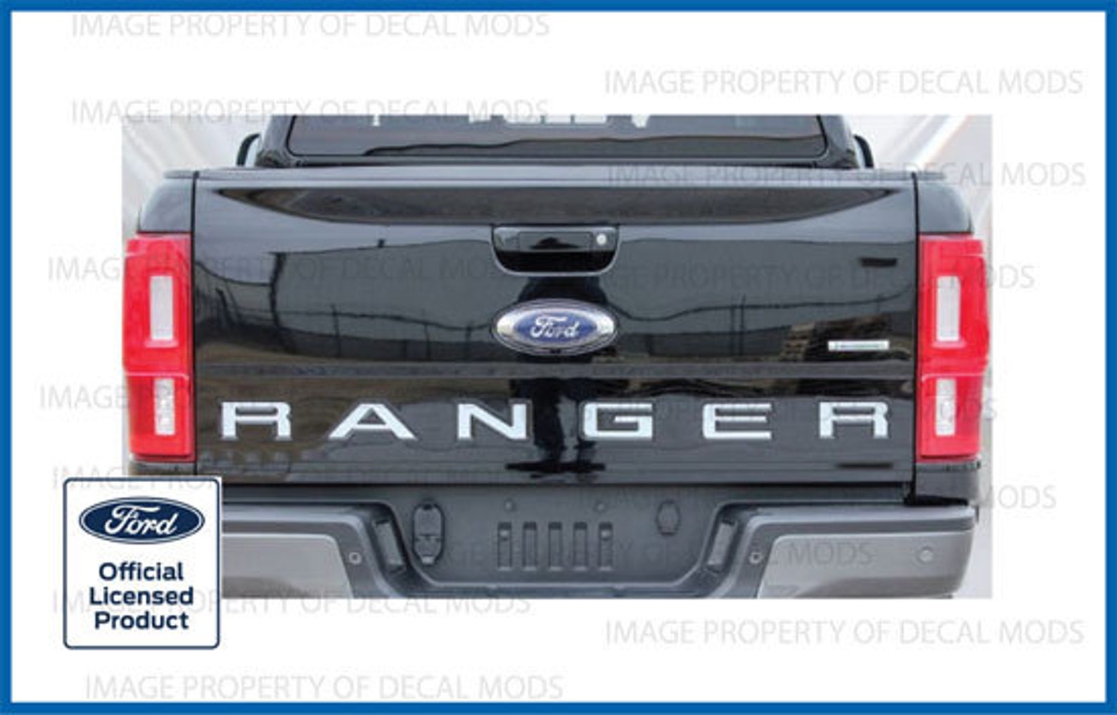 Ford RANGER Tailgate Letter Inserts Decals Stickers fits Etsy