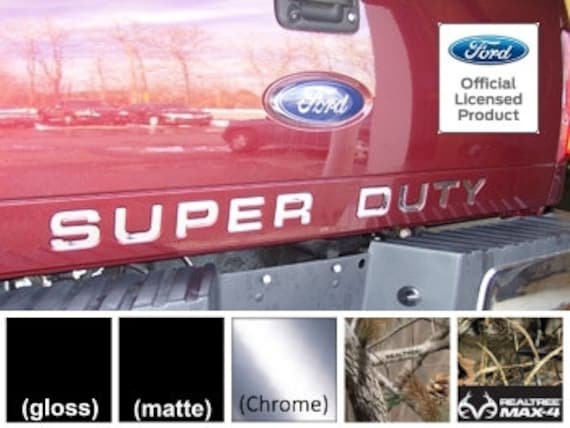 2019 Ford F250 F350 Super Duty hood grille Letters Decals Stickers CARIBOU COLOR