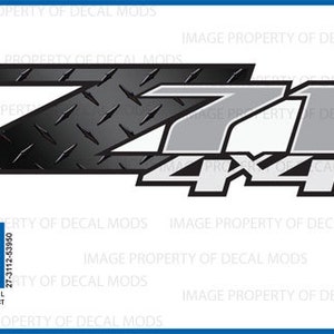 diamond plate black DPFBLKFW 07 <-> 13 GMC Sierra Z71 4x4 decals set of 2 diamond plate black DPFBLKFW 07 <-> 13 GMC Sierra Z71 4x4 decals set of 2