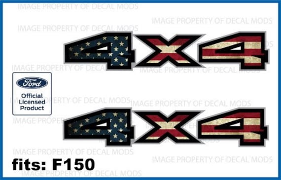 2013 Ford F150 FX4 Off Road Decals FBLK offroad Stickers Truck 4x4 Bed BLACK 