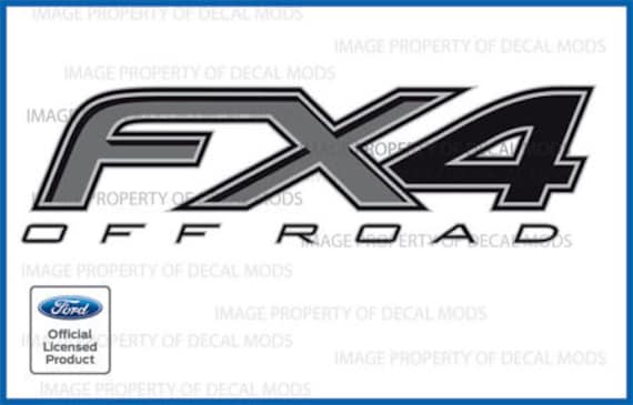 2009 Ford F150 FX4 Off Road Decals Stickers FBLU