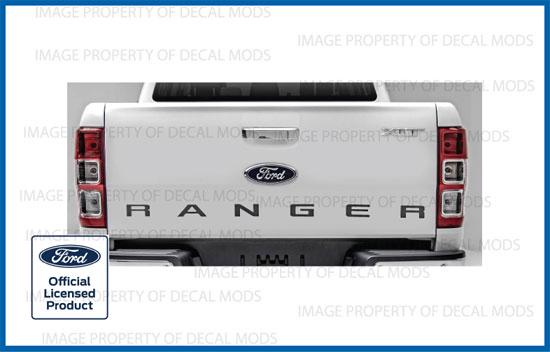 RANGER Tailgate Letter Inserts Decals Stickers (fits Tailgate Indent ...