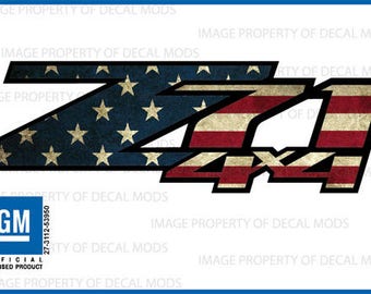 Pair Of Z71 Off-Road Decals For 2001-2006 Silverado & Sierra – Bedside Graphics