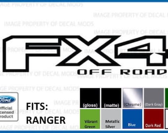 2x) Set 2019 - 2022 Ford RANGER STX 4x4 Decals Stickers Bed Side - Foto 5