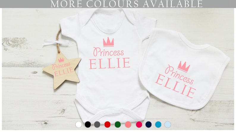 personalised baby clothes set
