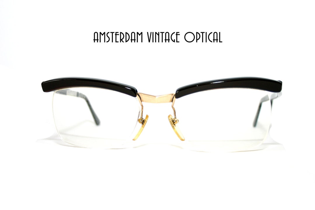 Ronnie Kray Twins French Amor Browline Glasses 04 訳有り デッド