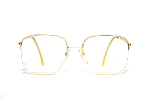 Logo Paris Eyeglasses Frame 1970's Gold Filled El… - image 3