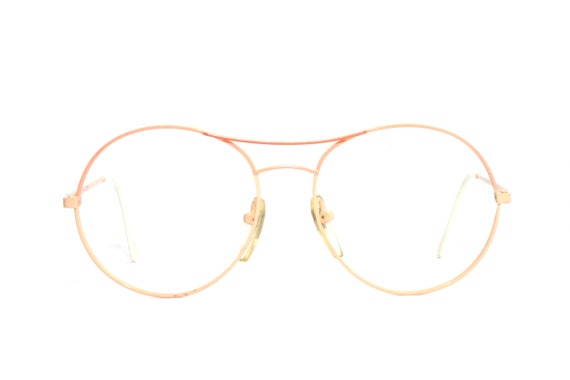 Pink Women's Round Eyeglasses Nouvelle Ligne 1980… - image 1