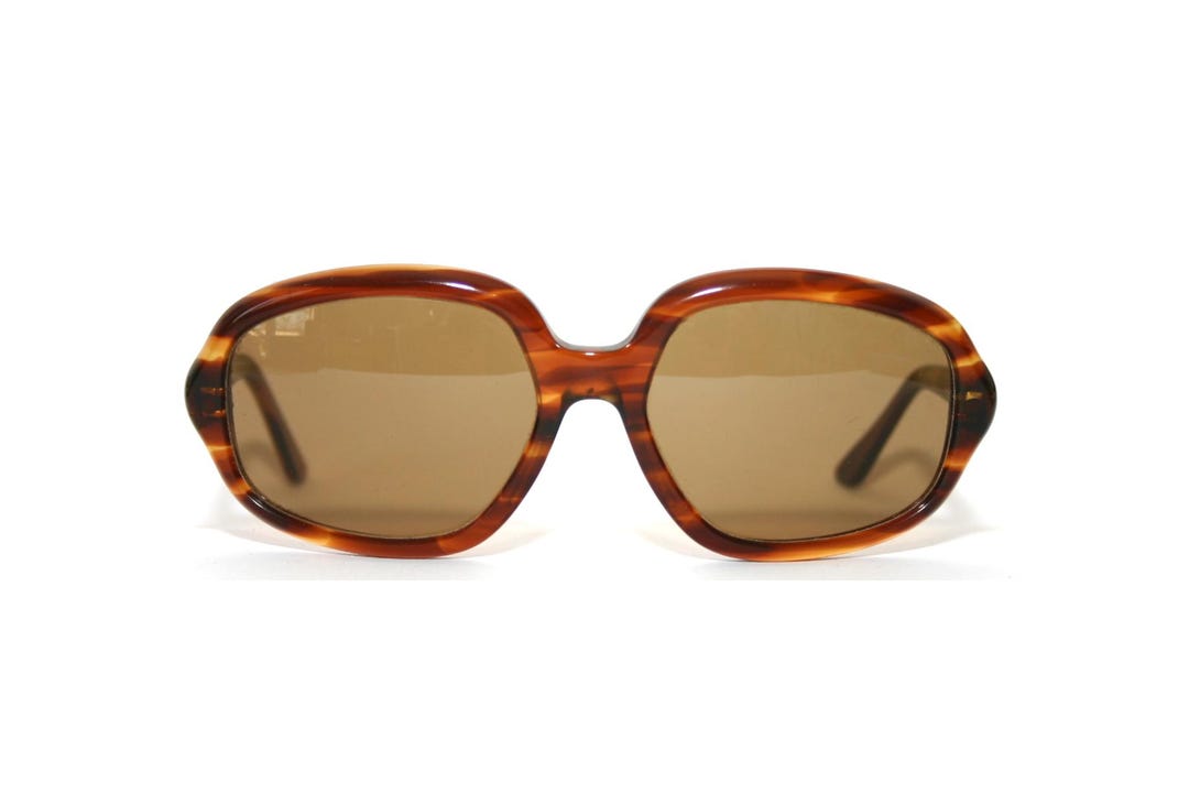 Over Inch Wide Sunglasses Quality Vintage 1970's Men's