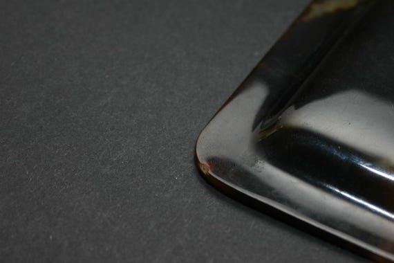 Tiny Tray Gold Leaf Tortoise Shell Dragon Chinese… - image 3