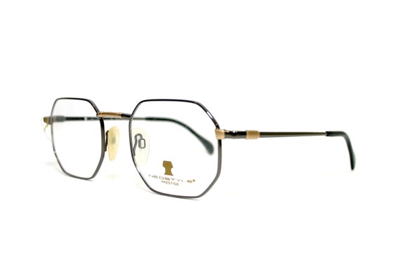 Neostyle Gold Black Designer Eyeglasses Frame Aca… - image 2