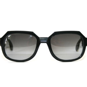 Monture de lunettes en corne de buffle naturelle de couleur noire Fabriquée à la main Extra Large XL XXL Square 58-22-140 New Livraison gratuite sur commande