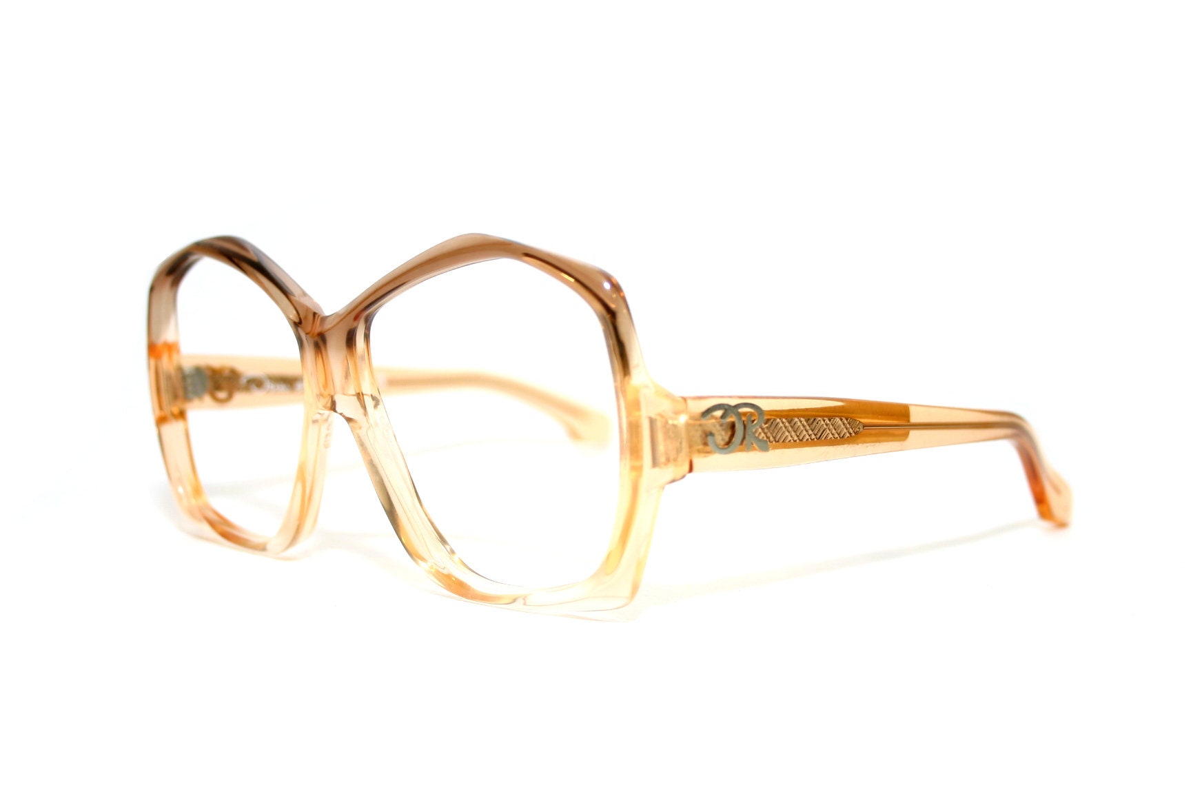 Vintage Oscar de la Renta Oversized Glasses Rare 1970s Inaugural Collection Vintage Oscar de la Renta Sunglasses — KLEAN Magazine main image 4