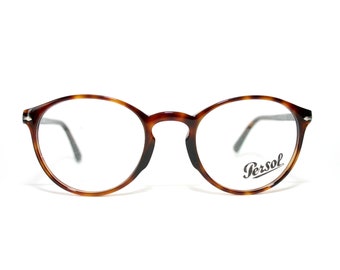 Hand Made Eyeglasses Persol 3174 Panto New Old Stock Vintage Style Eye Glasses 80's Frame FREE SHIPPING 48-21-145