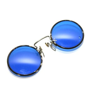 nene様 PiratesOfQueen フレーム Quirky Pince Nez Antique Nose Pinch Nickel Metal Sunglasses