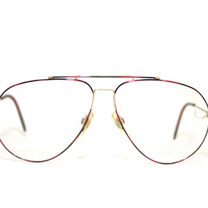 Rodenstock Aviator Eyeglasses 60-12-140 Large Eye Glasses Drop Shape Lenses Men&#39;s FREE shipping Rx Light Weight 7062 NEW old stock Gold