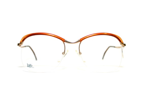 Eyeglasses LOGO Paris Gold Filled Round 70's Fram… - image 1