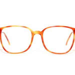 James Dean Eyeglasses by Lozza Tortoise Shell Red Amber Eye Glasses Frame FREE SHIPPING Large 54-18-145 New Old Stock NOS