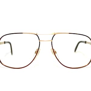 Rodenstock Aviator Eyeglasses 59-17-135 Medium Large Eye Glasses Drop Shape Lenses Men&#39;s FREE shipping Rx 2767 NEW old stock NOS