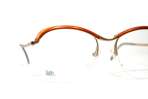 Eyeglasses LOGO Paris Gold Filled Round 70's Fram… - image 3
