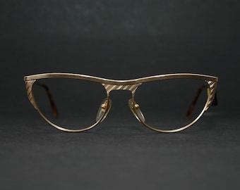 Okulary korekcyjne Henry Jullien, damskie, z podwójnym lub laminowanym wypełnieniem, Mod Serena, rozmiar średni, 54-17-130, nowe, stare, nieużywane