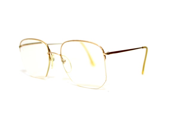 Logo Paris Eyeglasses Frame 1970's Gold Filled El… - image 4