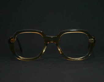 Vintage Brillengestell 1970er Jahre Brillengestell Mona WK Wagner & Kühner Amber Damen 70er Jahre Medium Size 48-20-135 New Old Stock Rx NOS
