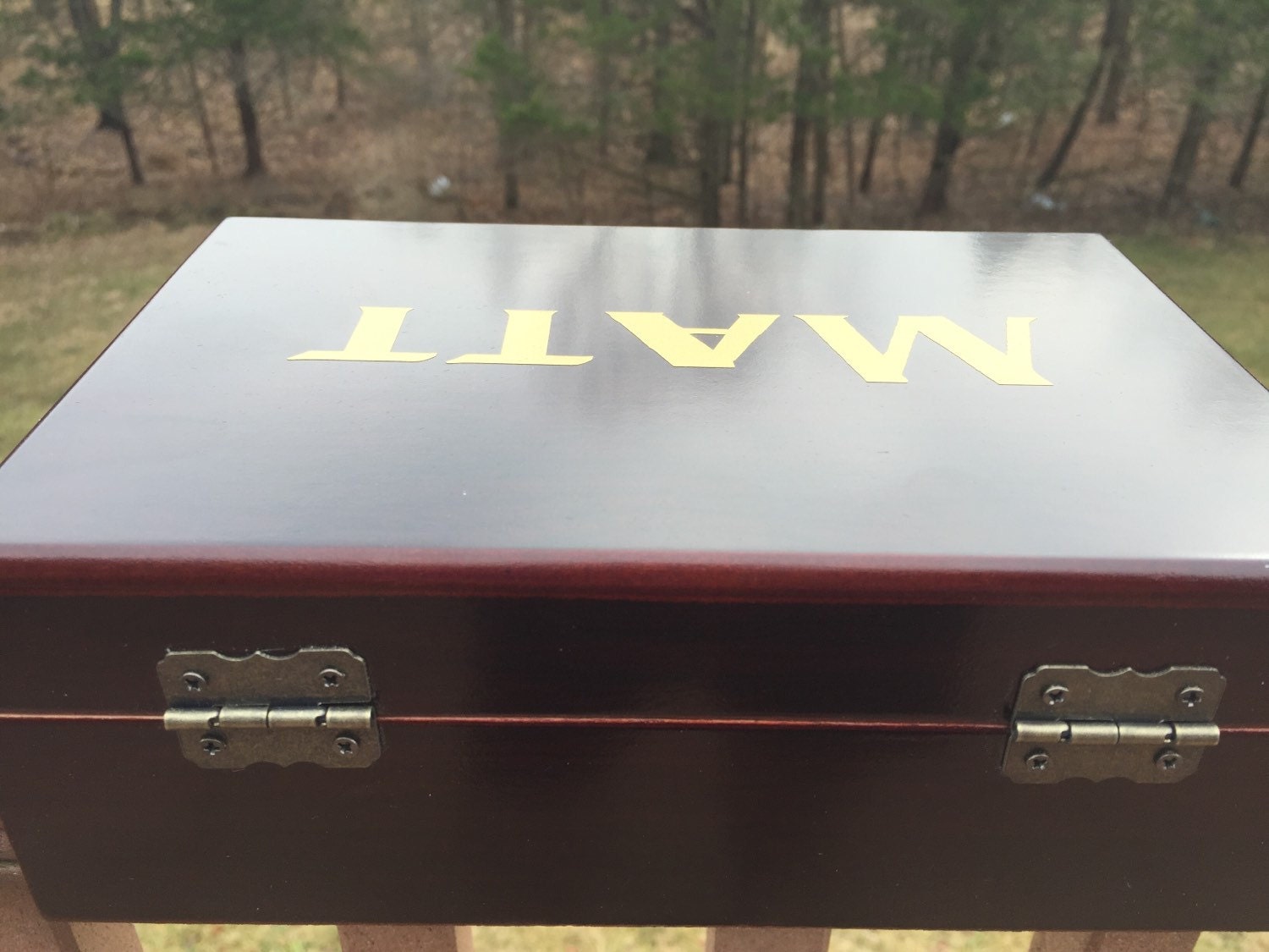Personalized Humidor Cigar Box Groomsmen Gift Etsy