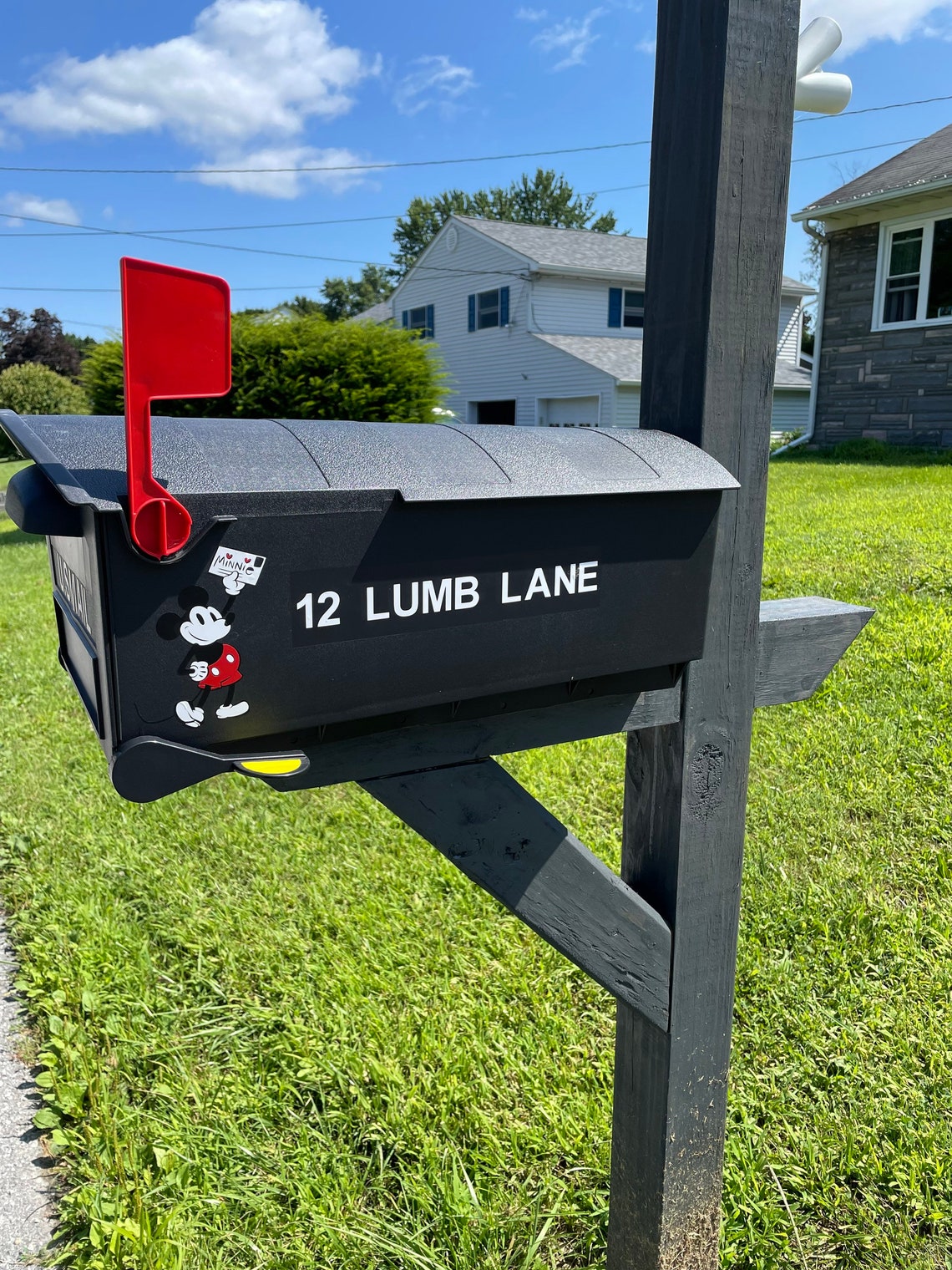 Mailbox Lettering Custom Vinyl Lettering Monogrammed Etsy