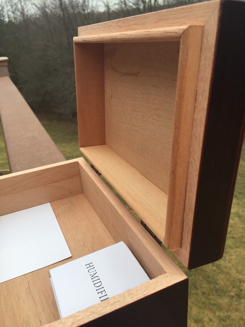 Personalized Humidor Cigar Box Groomsmen Gift Etsy