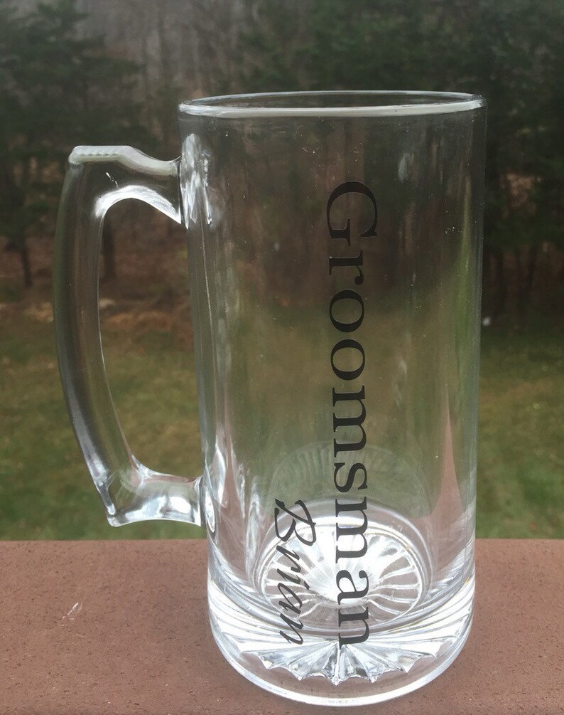 Personalized wedding favor beer mug Etsy