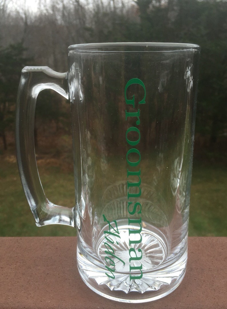 Personalized wedding favor beer mug Etsy