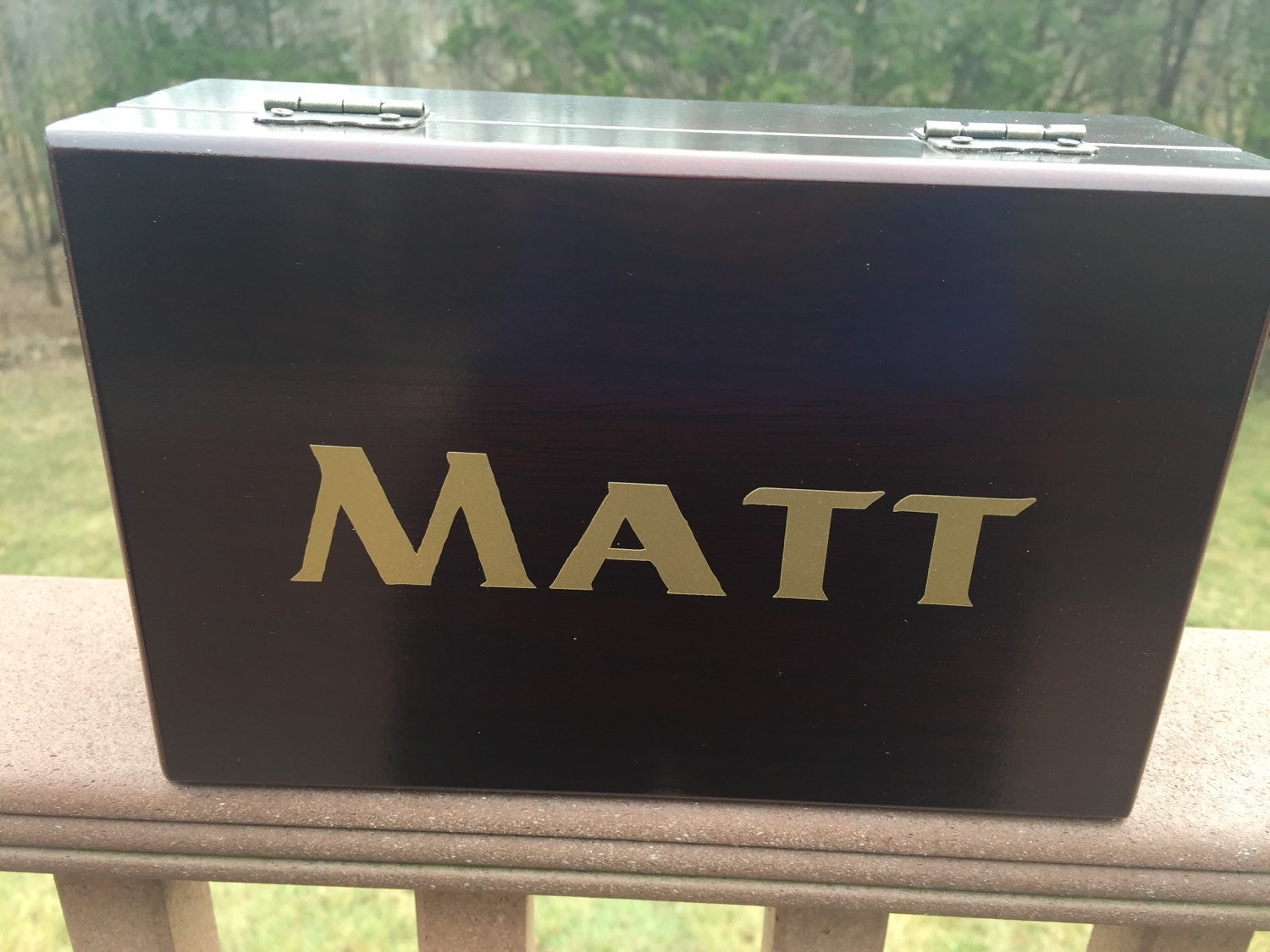 Personalized Humidor Cigar Box Groomsmen Gift Etsy
