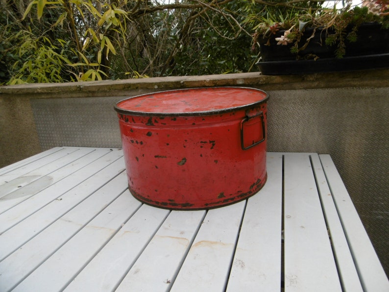 Caisse en métal fer industriel / déco loft atelier ...